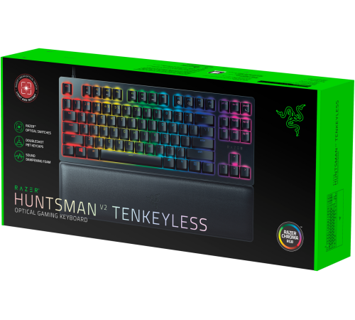 Игровая клавиатура Razer Huntsman V2 Tenkeyless (Red Switch) - Russian Layout Razer Huntsman V2 Tenkeyless (Red Switch) (RZ03-03940800-R3R1)