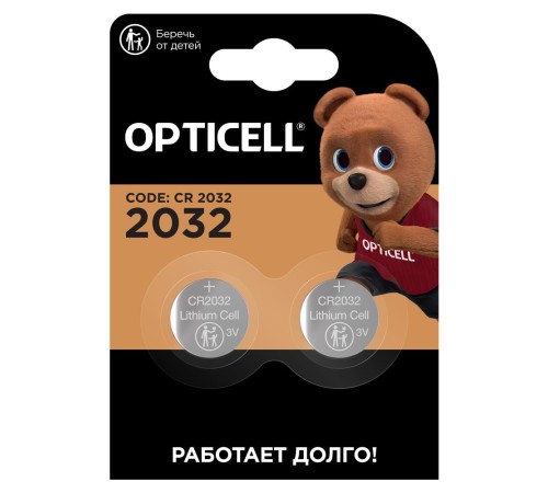 Батарея SPECIALTY 2032 2 PCX 5060001 OPTICELL Батарея SPECIALTY 2032 2 PCX 5060001 OPTICELL