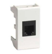 Комп.роз. RJ45 кат.5e, 8P8C,  Viva, белая, 1мод DKC 45038