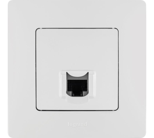 ETIKA Розетка RJ45 кат.5 UTP, бел. Legrand 672241 ETIKA Розетка RJ45 кат.5 UTP, бел. Legrand 672241