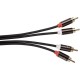 Кабель соединит 2xRCA (M) - 2xRCA (M),1.5m, TelecomPRO <TAV7158M-1.5M> VCOM Кабель-переходник Telecom 2 x RCA M/2 x RCA M (TAV7158M-1.5M)