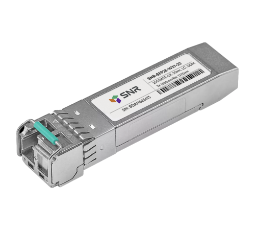 Модуль SFP28 WDM, 25GBASE, разъем LC, дальность до 20км, 1330нм