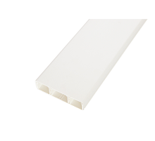 Кабельный канал  75x20х2000мм с перегородками (белый)