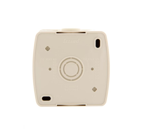 Розетка 1-м ОП Nata 16А IP20 с заземл. керамика крем. LEZARD 710-0300-122