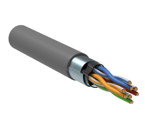 Витая пара F/UTP кат.5E 4 пары PVC 305м серый GENERICA Витая пара F/UTP кат.5E 4 пары PVC 305м серый GENERICA