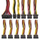 Exegate EX292190RUS Серверный БП 400W ExeGate ServerPRO-400ADS (ATX, APFC, КПД 82% (80 PLUS), 2x8cm fans, 24pin, (4+4)pin, PCIe, 9xSATA, black)