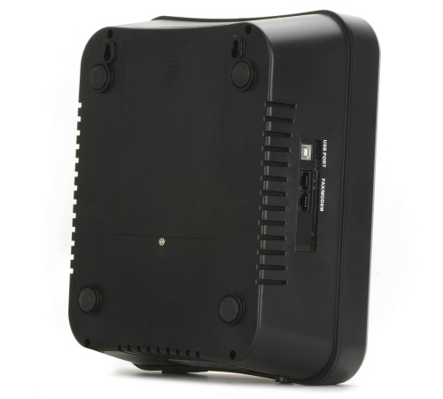 ИБП CROWN 650VA/390W, корпус пластик, 1x12V/7AH, розетки 8*EURO, трансформатор AVR 220/230/240В ± 25%, съёмный кабель питания 1.8 м, порт RJ-11/45, порт USB управление с ПК, LED-индикация, защита: от перегрузки, от КЗ, от перепадов напряжения, ПО UPS CROW