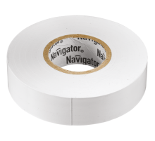 Изолента ПВХ 15мм (рул.10м) бел. NIT-B15-10/WH Navigator 71228