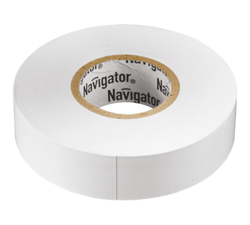 Изолента ПВХ 15мм (рул.10м) бел. NIT-B15-10/WH Navigator 71228 Изолента ПВХ 15мм (рул.10м) бел. NIT-B15-10/WH Navigator 71228