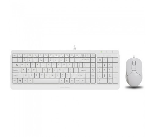 Клавиатура + мышь A4Tech Fstyler F1512 , белый, USB Клавиатура + мышь A4Tech Fstyler F1512 , белый, USB