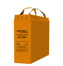 Фронт-терминальный герметичный необслуживаемый аккумулятор Tesla Power 12VDC 100Ач, высокотемпературный