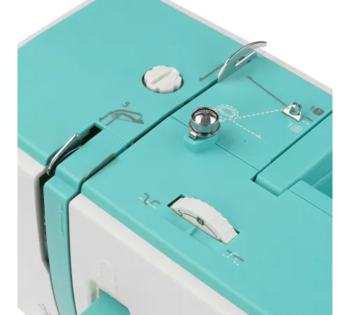 Швейная машина Necchi Q134A белый/голубой