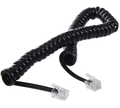 Greenconnect Телефонный шнур витой для трубки 5.0m, RJ9 4P4C (джек) черный, GCR-50966 Greenconnect RJ9 - RJ9 5м (GCR-50966) Greenconnect Телефонный шнур витой для трубки 5.0m, RJ9 4P4C (джек) черный, GCR-50966 Greenconnect RJ9 - RJ9 5м (GCR-50966)