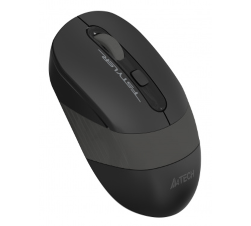 Мышь A4Tech Fstyler FG10S черный/серый оптическая (2000dpi) silent беспроводная USB для ноутбука (4b Мышь A4Tech Fstyler FG10S черный/серый оптическая (2000dpi) silent беспроводная USB для ноутбука (4b