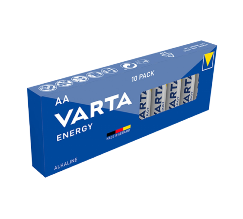 Батарейка Varta ENERGY LR6 AA BOX10 Alkaline 1.5V (4106) (10/400)(10шт) VARTA 04106229410
