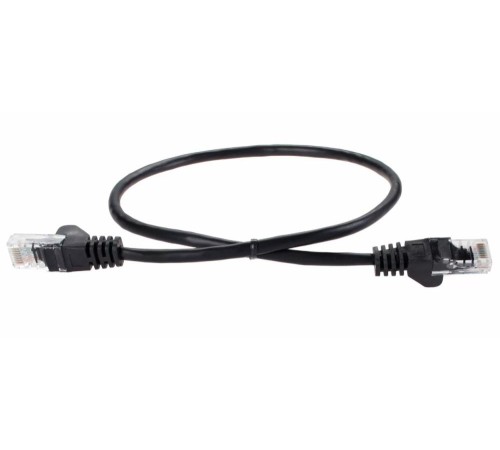 Кабель PATCH CAT5E UTP 0.5M ANP511_0.5M_BK BLACK AOPEN
