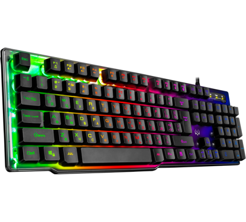 Игровая клавиатура KB-G8500 (104 кл, 12 Fn  функций, прозрач. корп.,подсв, мет. основание ) Sven KB-G8500 (SV-019709)