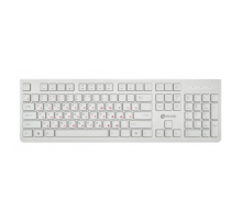 Клавиатура Oklick 505M белый USB slim {1196547}