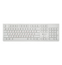 Клавиатура Oklick 505M белый USB slim {1196547}