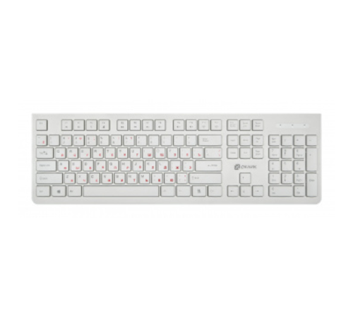 Клавиатура Oklick 505M белый USB slim {1196547} Клавиатура Oklick 505M белый USB slim {1196547}