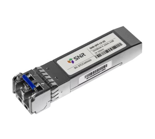 Модуль SFP SNR SNR-SFP-LX-20-I SFP оптический, дальность до 20км (14dB), 1310нм, индустриальный