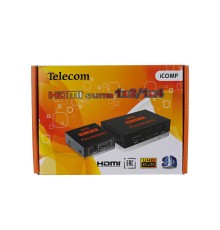 Telecom Разветвитель HDMI 1=>2 4k@30Hz <TTS7000>[6937510891719]