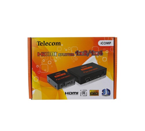 Telecom Разветвитель HDMI 1=>2 4k@30Hz <TTS7000>[6937510891719]