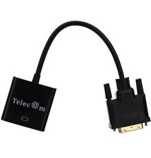 Кабель-переходник DVI-D 25M ---> VGA 15F  Telecom <TA491> VCOM Telecom DVI-D 25M ---> VGA 15F (TA491)