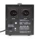 Стабилизатор POWERMAN AVS 1500D, черный, ступенчатый регулятор, цифровые индикаторы уровней напряжения, 1500ВА, 140-260В, максимальный входной ток 10А, 2 евророзетки, IP-20, напольный,  200мм х 160мм х 190мм, 4 кг. POWERMAN AVS 1500D (POWERMAN AVS 1500D B
