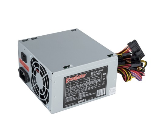 Exegate EX165131RUS Блок питания 400W ATX-CP400 OEM, 8cm fan, 24+4pin, 3*SATA, 1*FDD, 2*IDE Exegate EX165131RUS Блок питания 400W ATX-CP400 OEM, 8cm fan, 24+4pin, 3*SATA, 1*FDD, 2*IDE