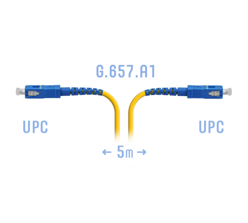 Патчкорд оптический B-Optix SC/UPC SM G.657.A1 5 метров