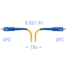 Патчкорд оптический B-Optix SC/UPC SM G.657.A1 10 метров