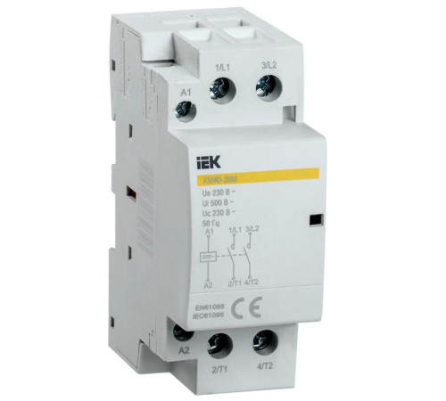 Контактор модульный КМ40-20М AC IEK MKK11-40-20