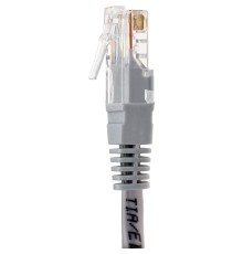 Патчкорд литой "Telecom" UTP кат.5е 10,0м серый VCOM NA102--10M