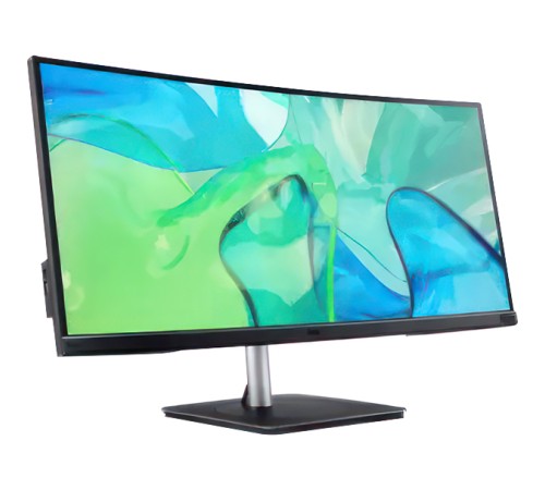 Монитор 34'' ACER Vero CB343CURbemiiphuzx, ZeroFrame,Curved 3800R Black,21:9,IPS,3440x1440,4ms,300cd,60Hz,2xHDMI(2.0)+1xDP(1.2)+1xType-C(90W)+Audio out+USB3.2x2(Gen2)+USB 3.2x1(Gen1)+USB-B(2up 3down) (UM.CB3EE.001)