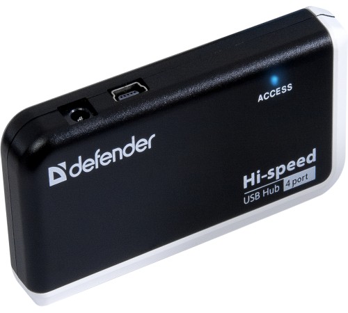 DEFENDER USB QUADRO INFIX USB 2.0, 4 порта, [83504]
