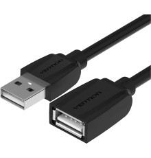 Кабель-удлинитель Vention USB 2.0 AM/AF - 0,5м Black Edition Кабель-удлинитель Vention USB 2.0 AM/AF - 0.5 м (VAS-A44-B050)