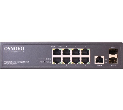 Коммутатор OSNOVO SW-70802/L2 Коммутатор OSNOVO SW-70802/L2