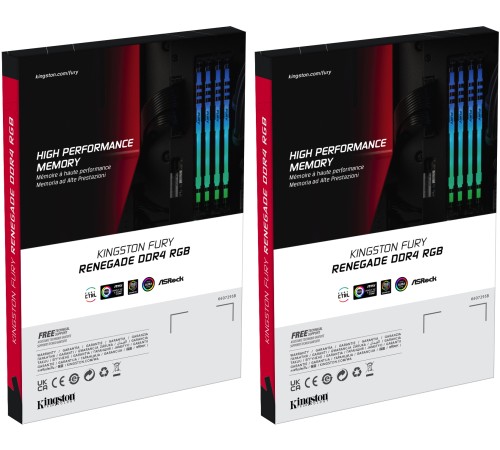 Память оперативная Kingston FURY Renegade RGB KF436C16RBAK4/32