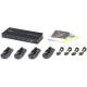 4-портовый USB КМ-переключатель с функцией Boundless Switching (кабели включены) ATEN CS724KM