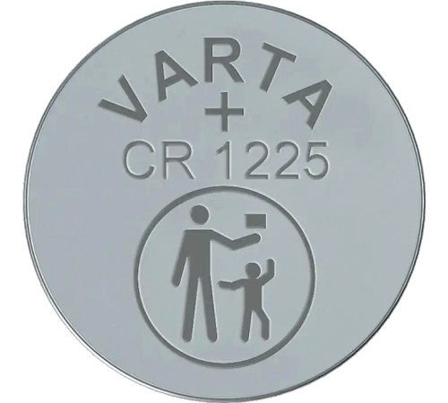 Батарейка Varta ELECTRONICS CR1225 BL1 Lithium 3V (6225) (1/10/100) Varta PRIMARY LITHIUM CR1225 (06225101401)