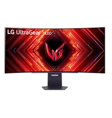 Монитор 44.5" LG UltraGear 45GS95QE-B OLED 3440x1440, 240 Гц, 0.03 мс, 21:9, 1300 кд/м2, 2хHDMI, 1хDP, изогнутый, черный, выход на наушники