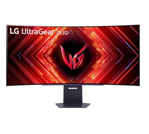 Монитор 44.5" LG UltraGear 45GS95QE-B OLED 3440x1440, 240 Гц, 0.03 мс, 21:9, 1300 кд/м2, 2хHDMI, 1хDP, изогнутый, черный, выход на наушники
