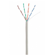 Кабель NETLAN EC-UU004-5E-PVC-GY U/UTP 4 пары, Кат.5e (Класс D), 100МГц, одножильный, BC (чистая медь), внутренний, PVC нг(B), серый, 305м