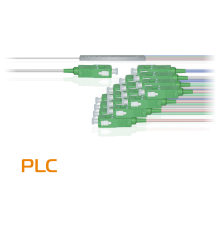 Делитель оптический планарный PLC-M-1x16, бескорпусный, разъемы SC/APC