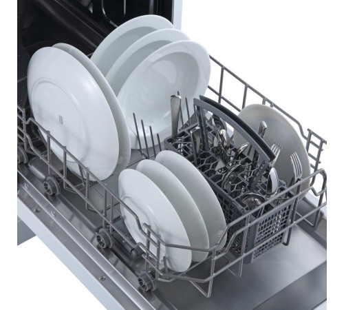 Отдельностоящая посудомоечная машина Бирюса DWF-409/6 W, 45 см, 9 комплектов, белая Отдельностоящая посудомоечная машина Бирюса DWF-409/6 W, 45 см, 9 комплектов, белая
