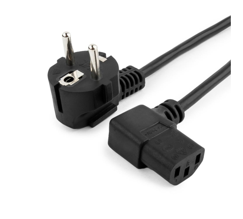 Кабель питания EU-Schuko/IEC320-C13, 220B, 10А, 1.8м, Г-образный штекер C13 Кабель питания EU-Schuko/IEC320-C13, 220B, 10А, 1.8м, Г-образный штекер C13