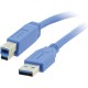 Кабель USB-A 3.0 вилка- USB-B вилка, 0,9 м Kramer C-USB3/AB-3