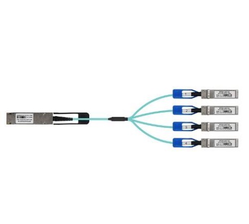 Кабель OPTICAL QSFP28 100G 3M LRAOC-QSFP28-4SFP28-3M LR-LINK Кабель OPTICAL QSFP28 100G 3M LRAOC-QSFP28-4SFP28-3M LR-LINK