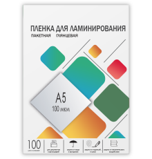 Пленка 154х216 (100 мик) 100 шт. Гелеос Пленка для ламинирования A5, 154х216 (100 мкм) глянцевая 100шт, ГЕЛЕОС [LPA5-100]